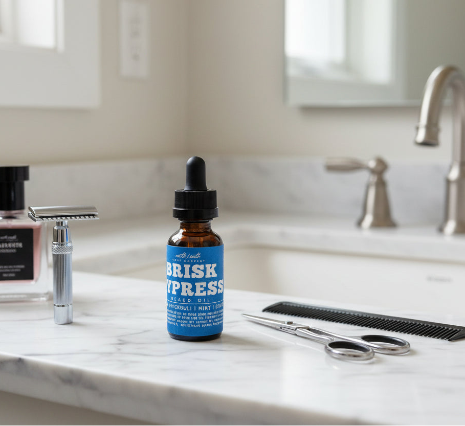 North/South Soap Company Brisk Cypress Beard Oil